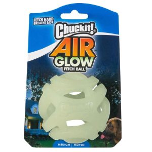 Chuckit! Max Glow Air Fetch Ball Dog Toy, Medium