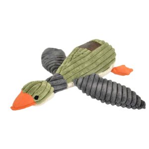 Tall Tails Plush Duck with Squeaker Dog Toy, 12 Inches