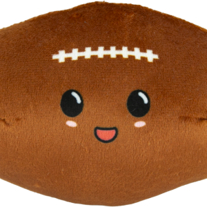 Play On Plush Two-in-One Football and Spike Ball Dog Toy, 7 Inches