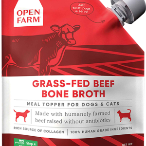 Open Farm Dog/Cat Topper Bone Broth Beef, 12 Ounces