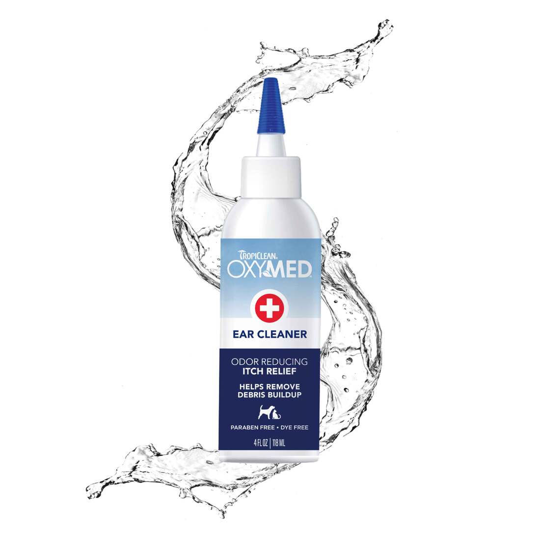 TropiClean OxyMed Ear Cleaner for Pets, 4 Ounces