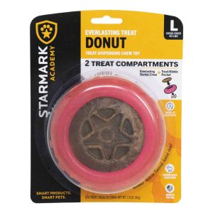 Starmark Everlasting Treat Donut Dog Toy, Large
