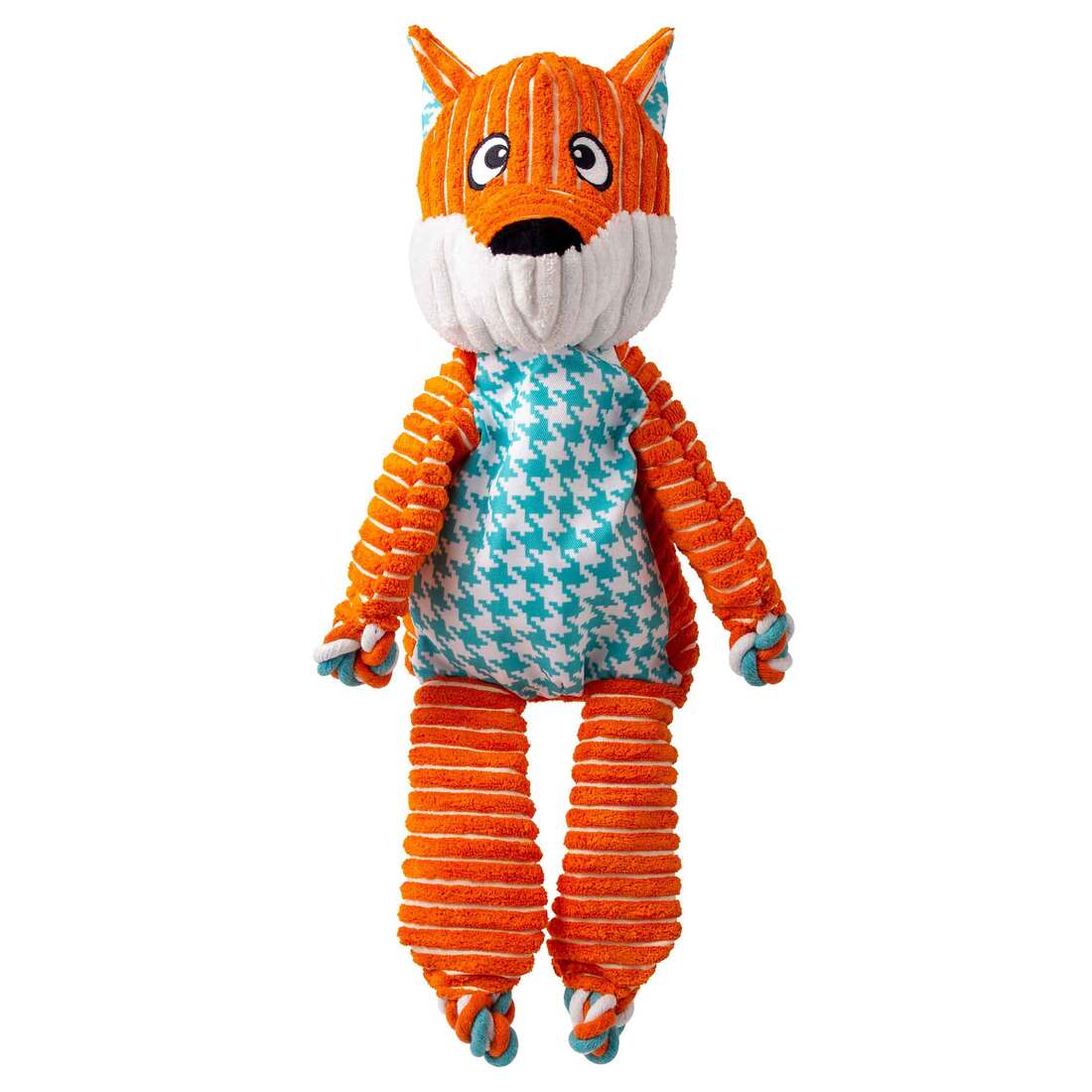 KONG Floppy Knots Fox Jumbo Dog Toy, Extra Large