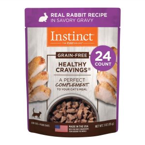Instinct Healthy Cravings Grain-Free Cuts & Gravy Wet Cat Food Topper