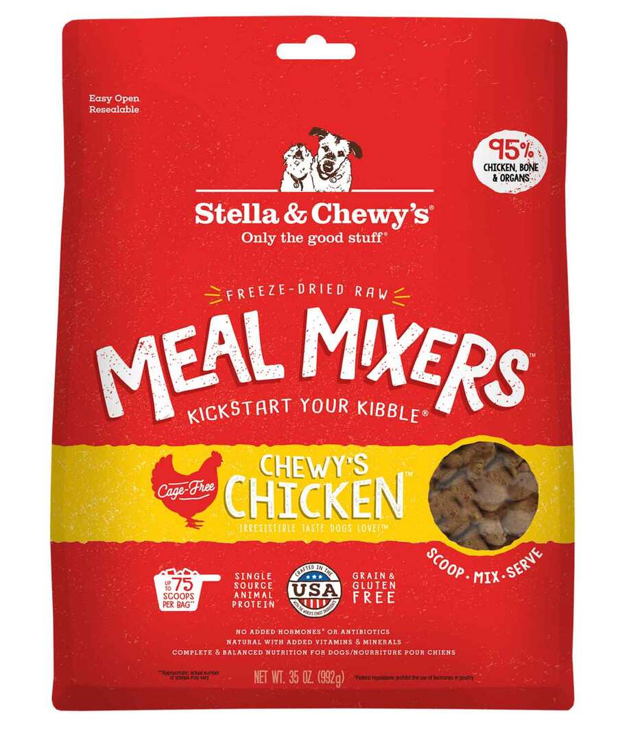Stella & Chewy's Freeze-Dried Chewy's Chicken Meal Mixers, 35 Ounces