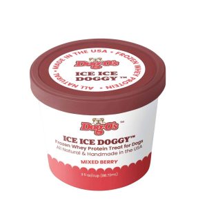 Dog-os Frozen Ice Ice Doggy Dog Treat, Mixed Berry
