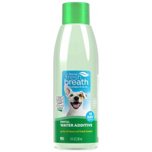 TropiClean Fresh Breath Dental Health Solution for Dogs, 8 Ounces