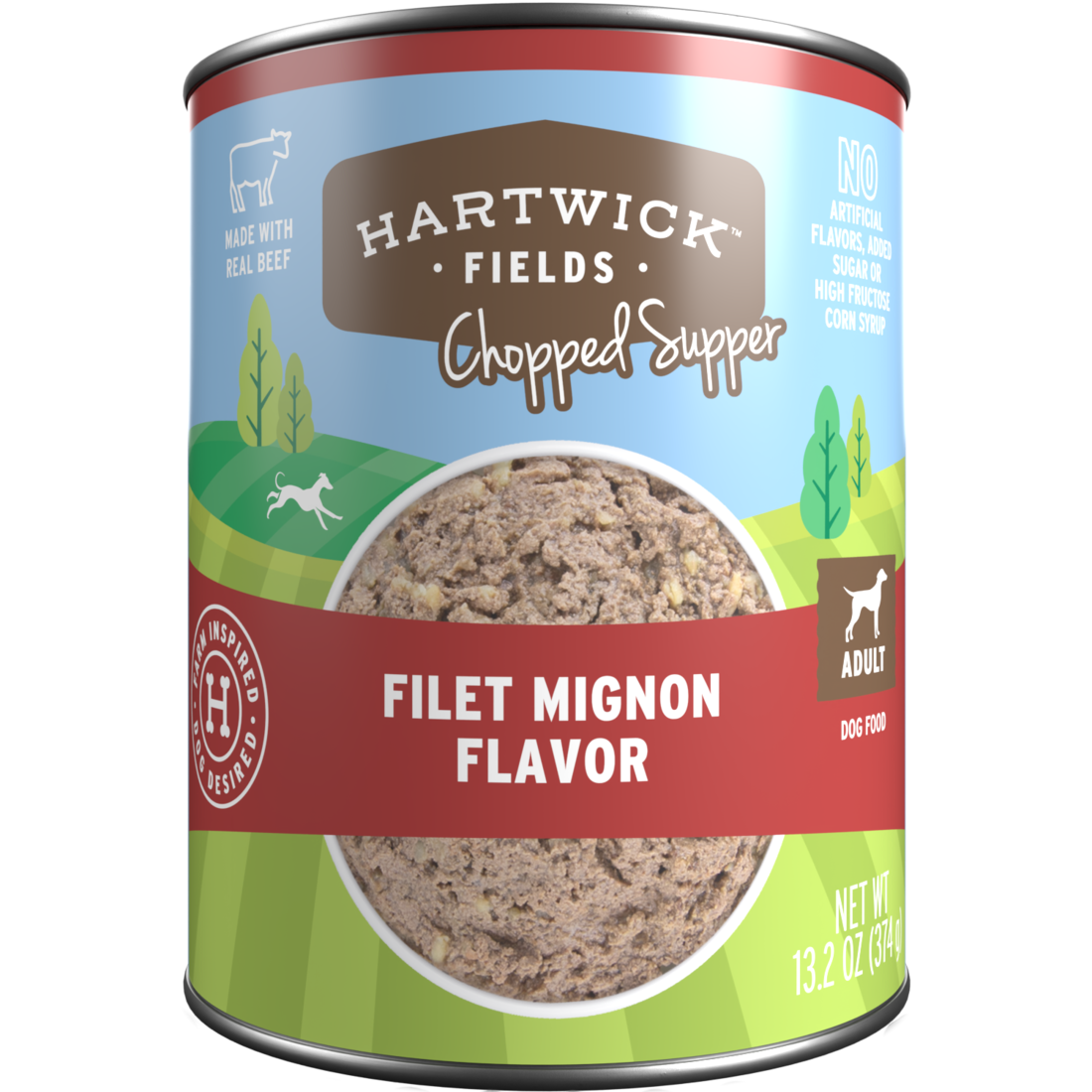 Hartwick Fields Adult Chopped Supper Wet Dog Food, 13.2 Ounces