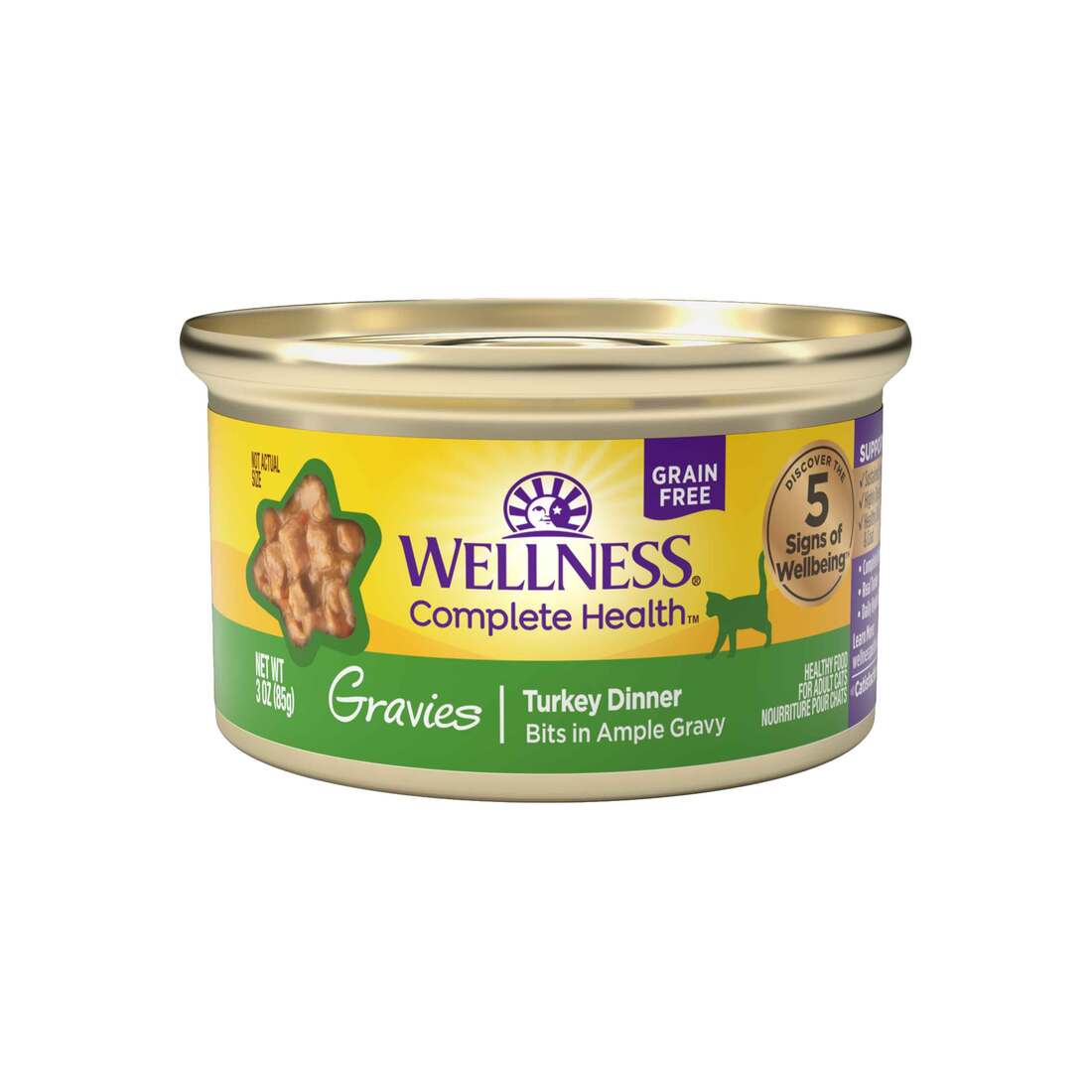 Wellness Complete Health Grain Free Canned Cat Food, Gravies - Image 5
