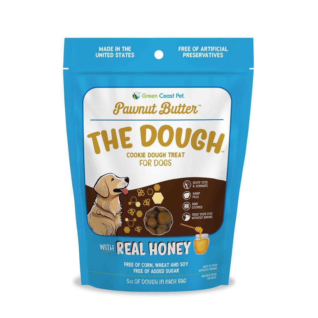 Green Coast Pet The Dough Pawnut Butter Dog Treat - Image 2