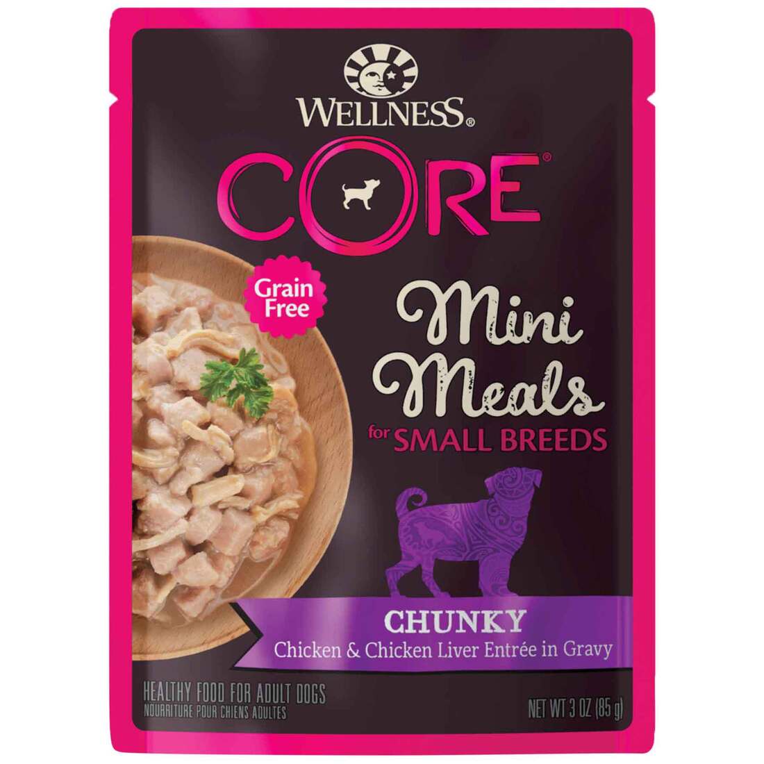 Wellness CORE Natural Grain Free Small Breed Mini Meals Wet Dog Food - Image 2