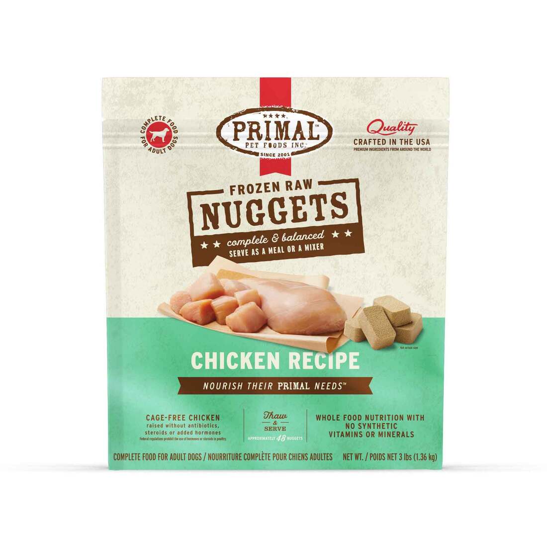 Primal Pet Foods Canine Frozen Chicken Formula - Not Available for Delivery - Image 2