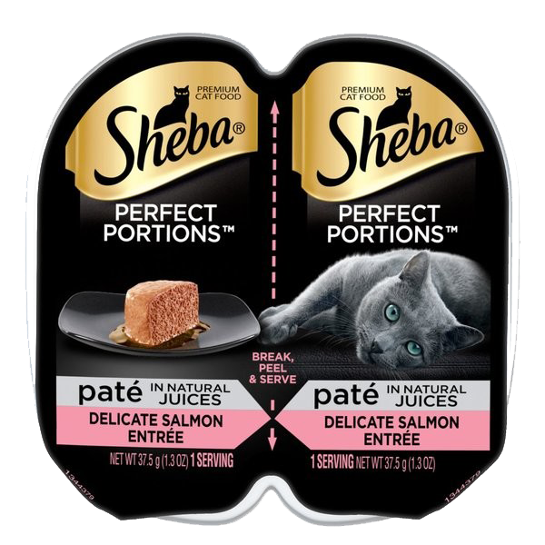 Sheba Perfect Portions Delicate Salmon Entree Cat Food, 2.65 Ounces