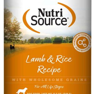 NutriSource Wet Dog Food, Lamb and Rice, 12.3 Ounces