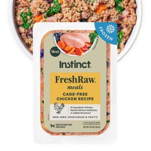 Instinct FreshRaw Meals Cage-Free Chicken Recipe Dog Food