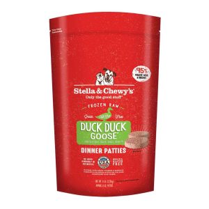 Stella & Chewy's Dog Frozen Raw, Duck Duck Goose Dinner Patties, 6 Pounds - Not Available for Delive