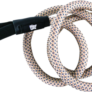 Play On Adventure Reflective Rope Dog Leash, Taupe, One Size
