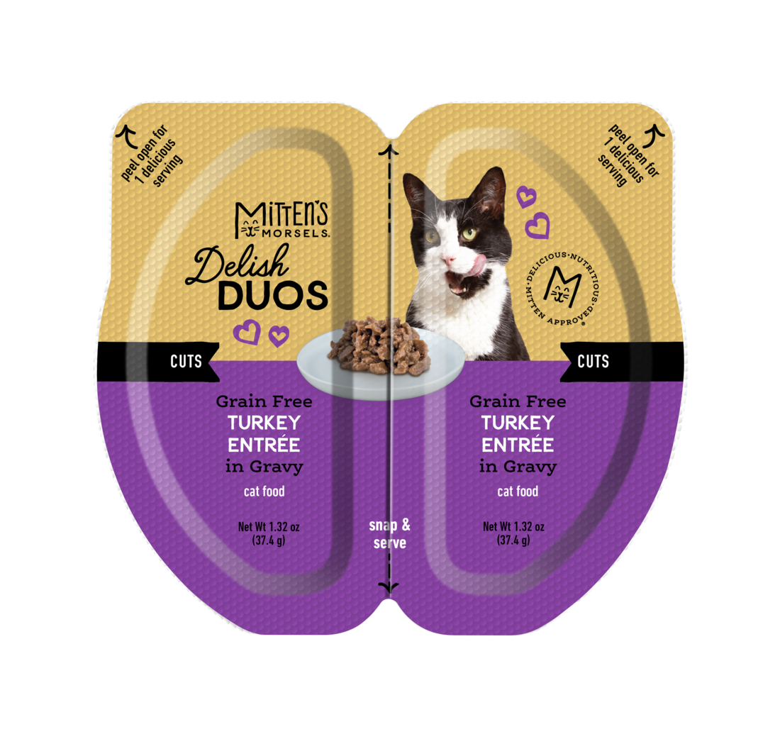 Mitten's Morsels Delish Duos Grain Free Cuts in Gravy Wet Cat Food - Image 4