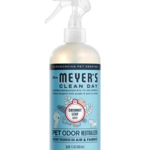 Mrs. Meyer's Clean Day Pet Odor Neutralizer, Coconut Leaf Scent, 16 Ounces