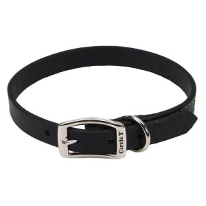 Coastal Pet Products Circle T Oak Tanned Leather Town Dog Collar