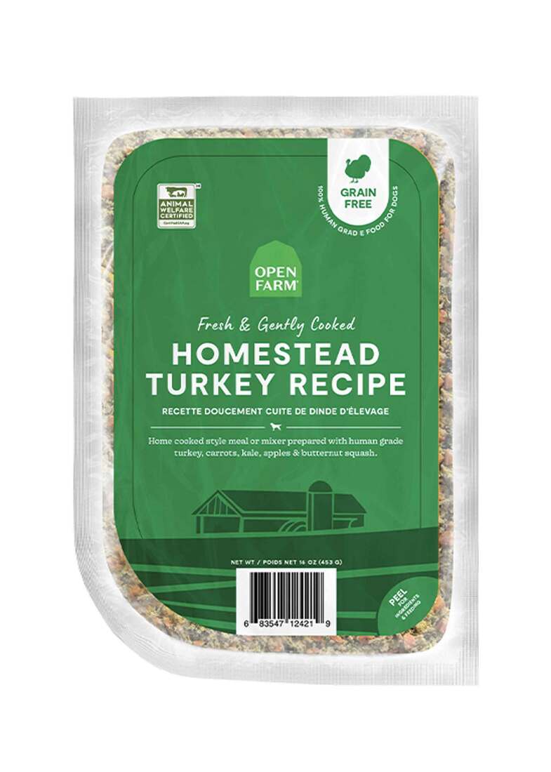 Open Farm Gently Cooked Turkey Frozen Dog Food, 16 Ounces - Not Available For Delivery