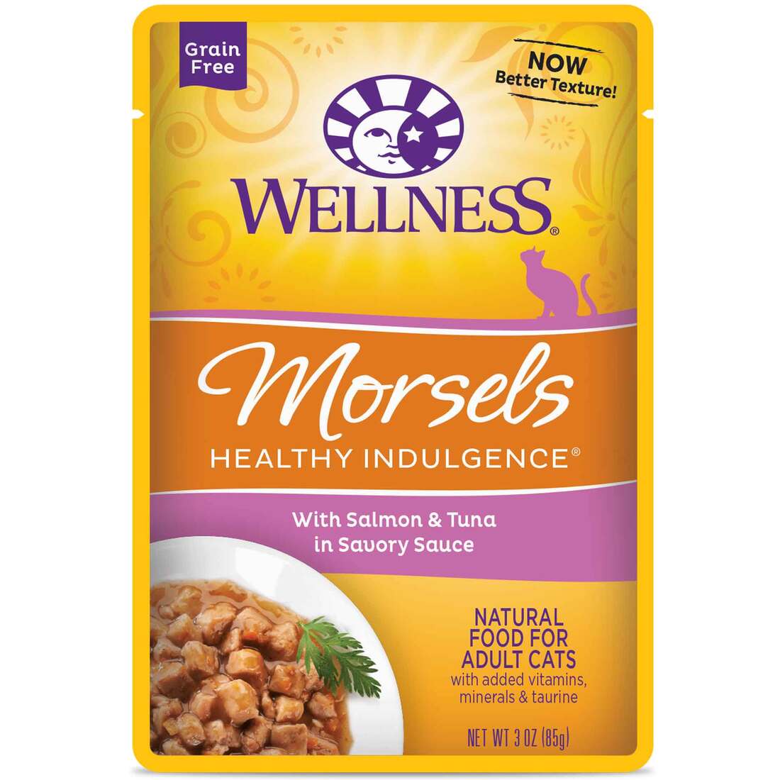Wellness Healthy Indulgence Natural Grain Free Wet Cat Food, Morsels - Image 2