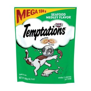 Whiskas Temptations Seafood Medley Cat Snacks & Treats