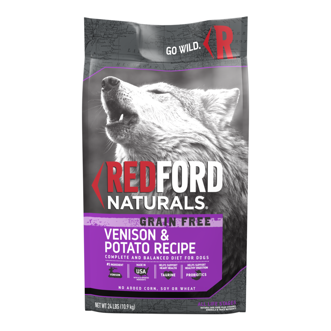 Redford Naturals Grain Free Venison and Potato Recipe Adult Dog Food