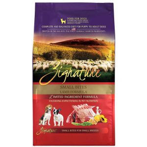 Zignature Lamb Small Bites Dry Dog Food, 4 Pounds