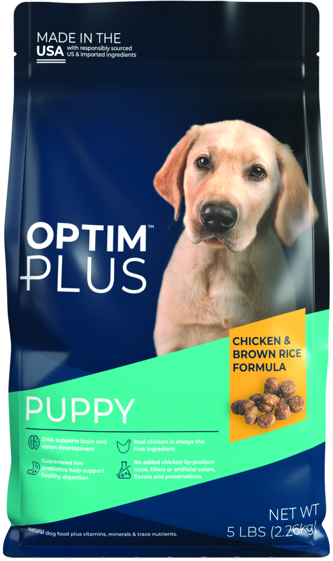 OptimPlus Puppy Chicken & Brown Rice Formula Dry Dog Food - Image 2