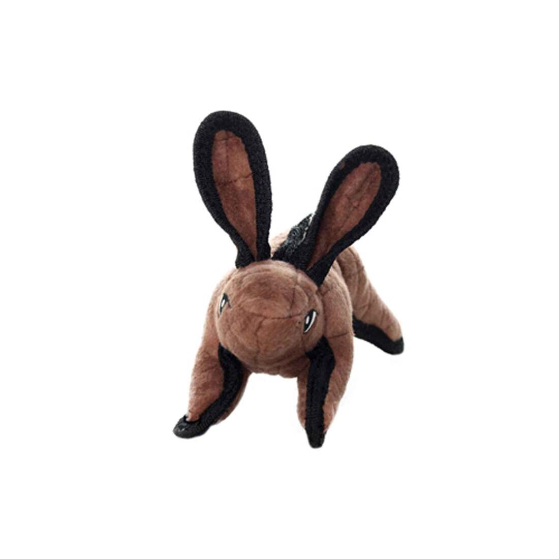 Tuffy Jr Barnyard Rabbit Brown Dog Toy