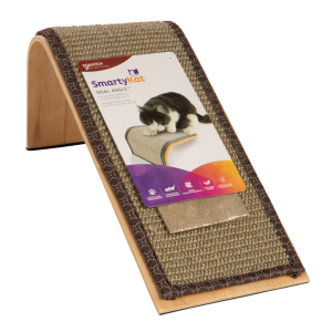 SmartyKat Sisal Angle Ramp Cat Scratcher with Organic Catnip