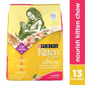 Purina Kitten Chow High Protein Cat Food Naturals With Added Vitamins, Minerals and Nutrients - 13 P