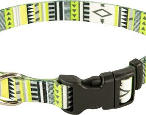 PS+ Dog Collar, Aztec, Green