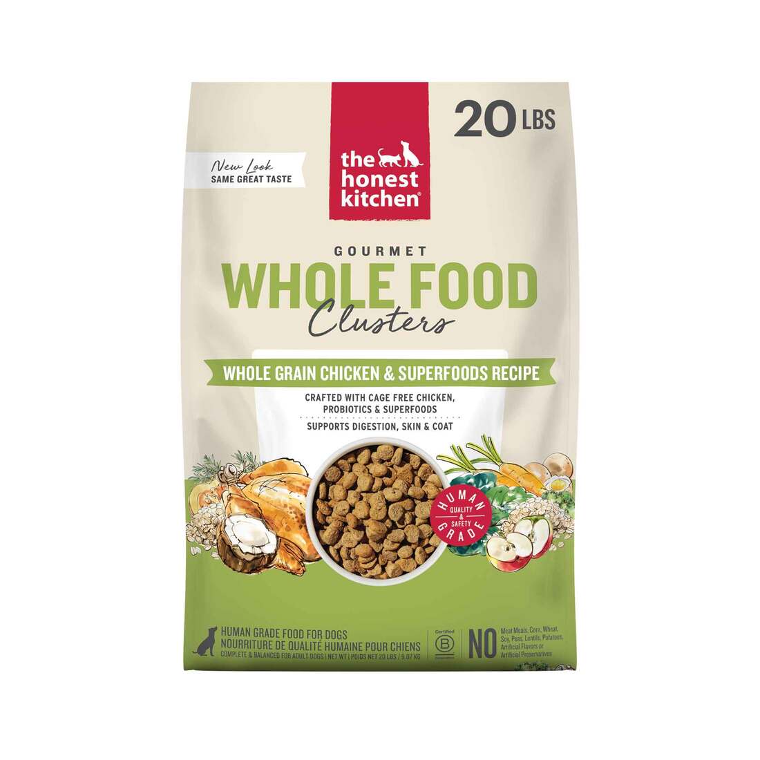 The Honest Kitchen Whole Food Clusters Whole Grain Chicken & Oat