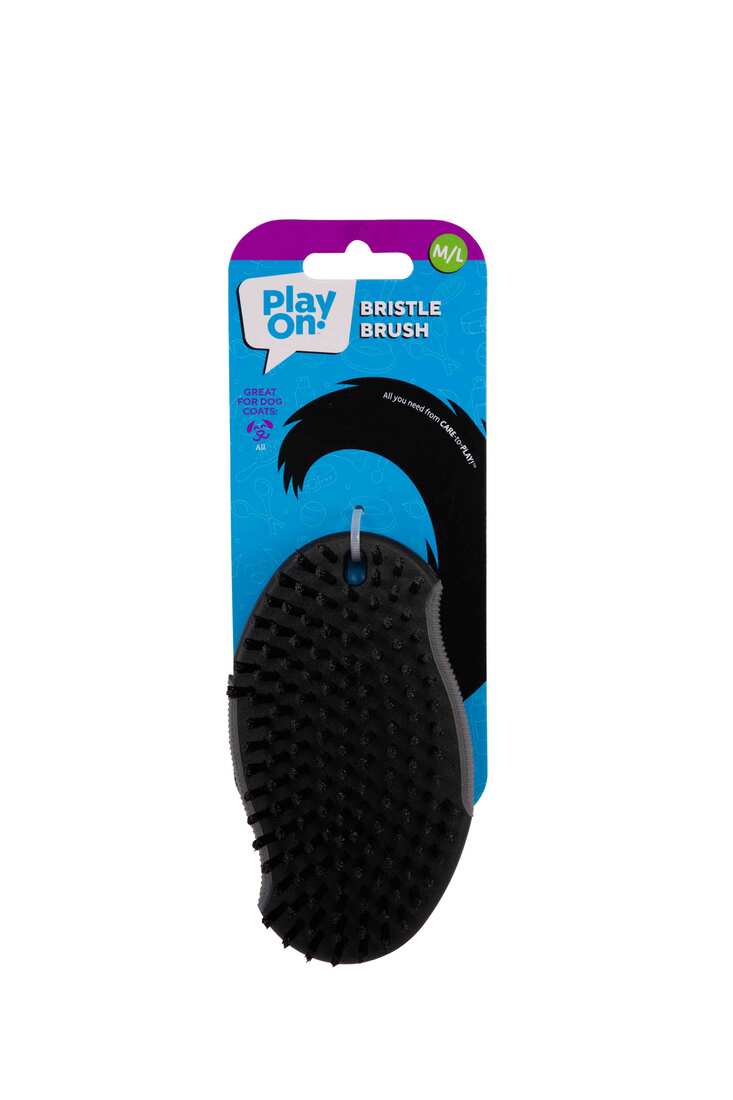 Play On Handheld Oval Bristle Brush