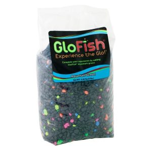 Tetra GloFish Aquarium Gravel, Black, 5 Pounds