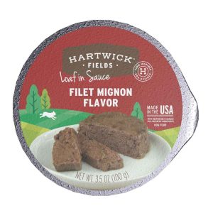 Hartwick Fields Loaf In Sauce Adult Filet Mignon Wet Dog Food, 3.5 Ounces