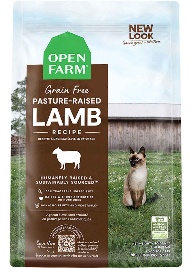Open Farm Cat Food Pasture Raised Lamb, 4 Pounds