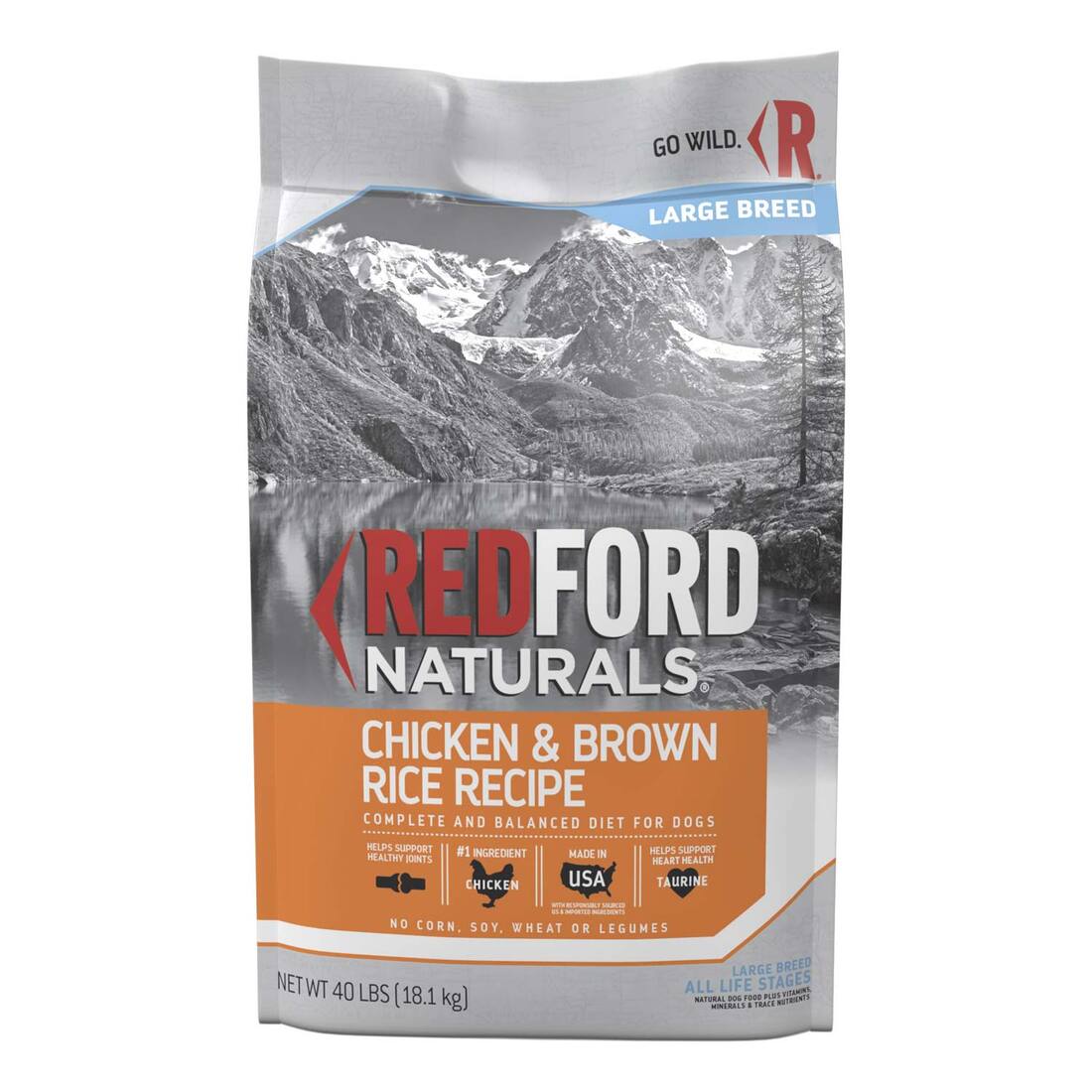 Redford Naturals Large Breed Chicken and Brown Rice Recipe Adult Dog Food