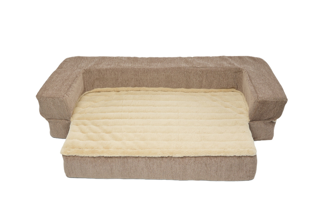 Play On Dog Bed, Brown Flip Bed, Large