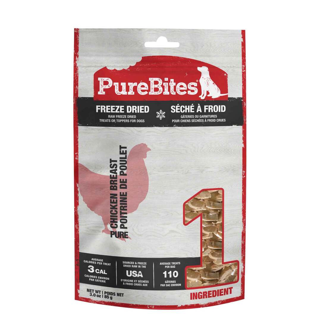 PureBites Chicken Breast Freeze-Dried Dog Treats - Image 2