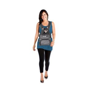 Outward Hound Kyjen PoochPouch Front Carrier, Grey, Small