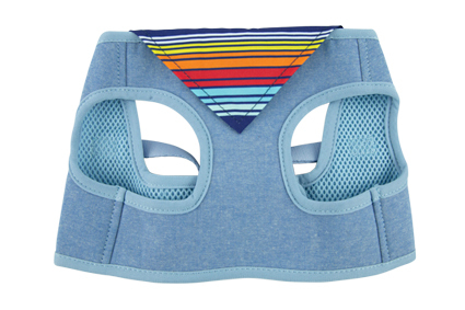 Play On Spring Apparel Chambray Rainbow Bandana Harness - Image 2