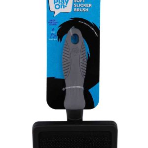 Play On Soft Slicker Brush Metal Pin, Large