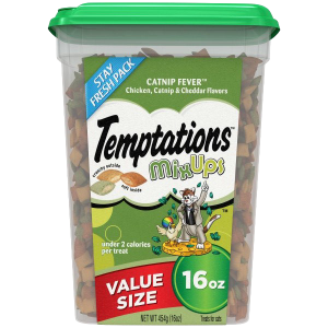 Temptations MixUps Treats for Cats Catnip Fever Flavor, 16 Ounces