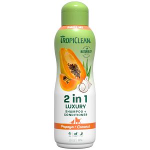 TropiClean Papaya & Coconut Shampoo, 20 ounce