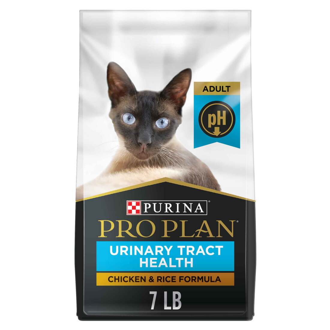 Purina Pro Plan Urinary Tract Dry Cat Food, Chicken and Rice Formula - 7 Pound Bag