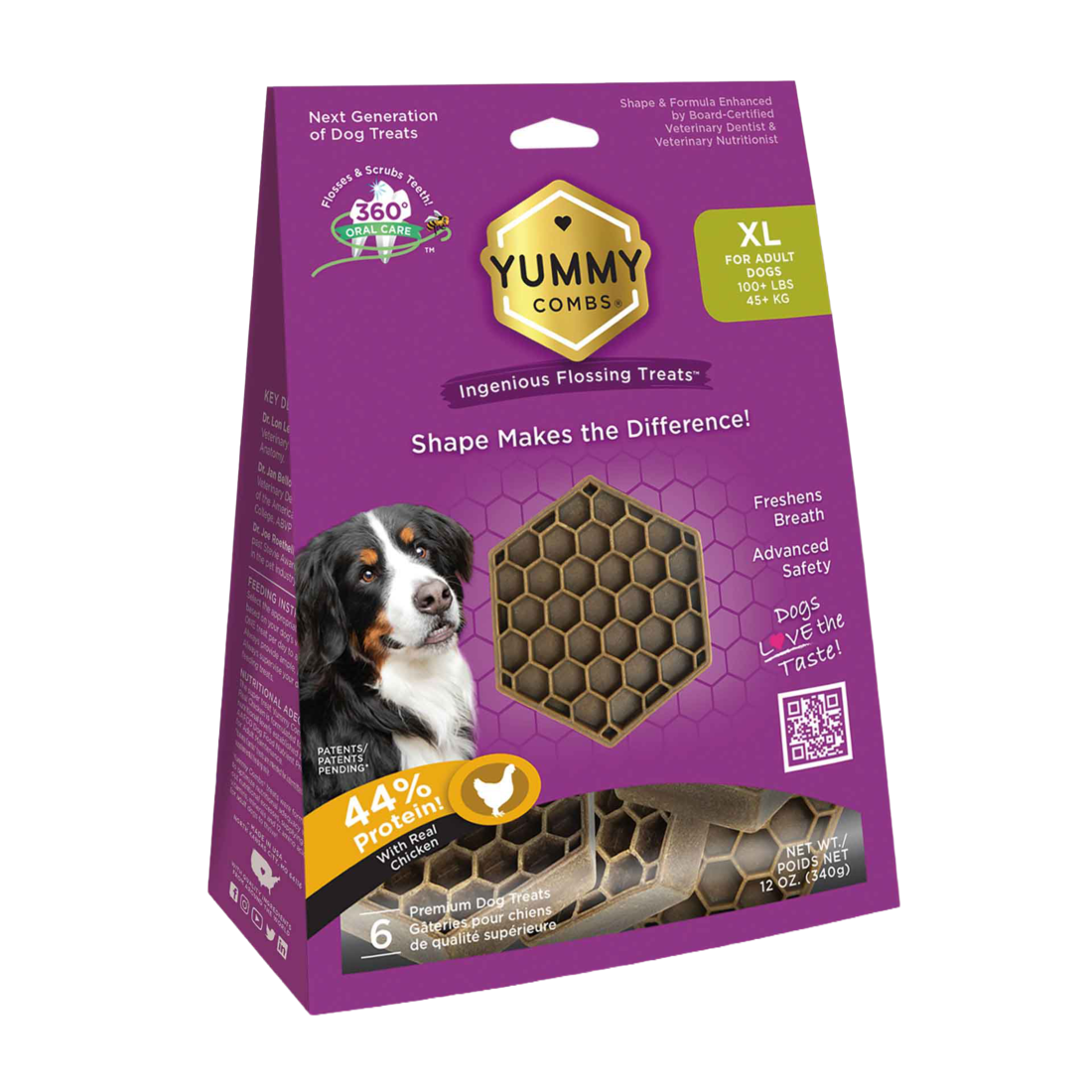 Yummy Combs Ingenious Flossing Treats, Chicken, Extra Large - Image 2