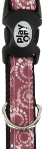 Play On Puffy Dog Collar, Tie Dye